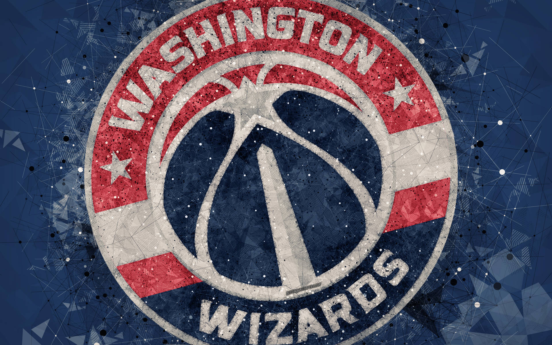 Washington Wizards Emblem Digital Artwork Wallpaper