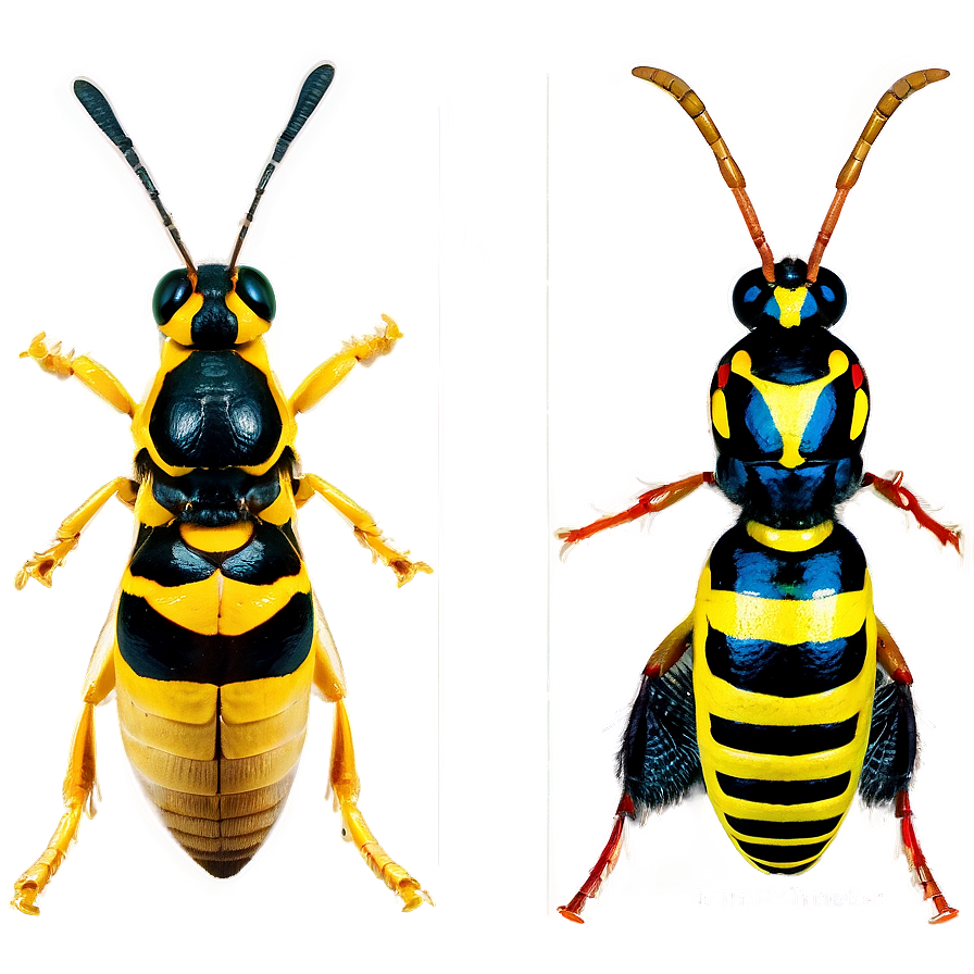 Wasp Species Comparison Png 05242024 PNG
