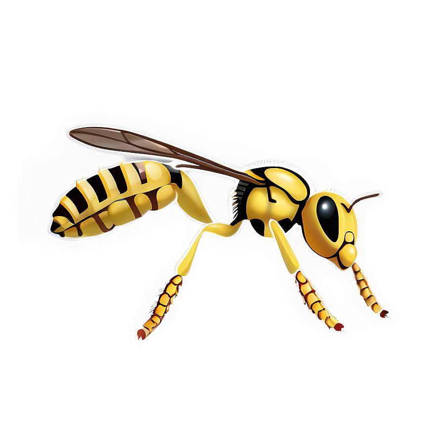 Wasp Vector Art Png 05242024 PNG