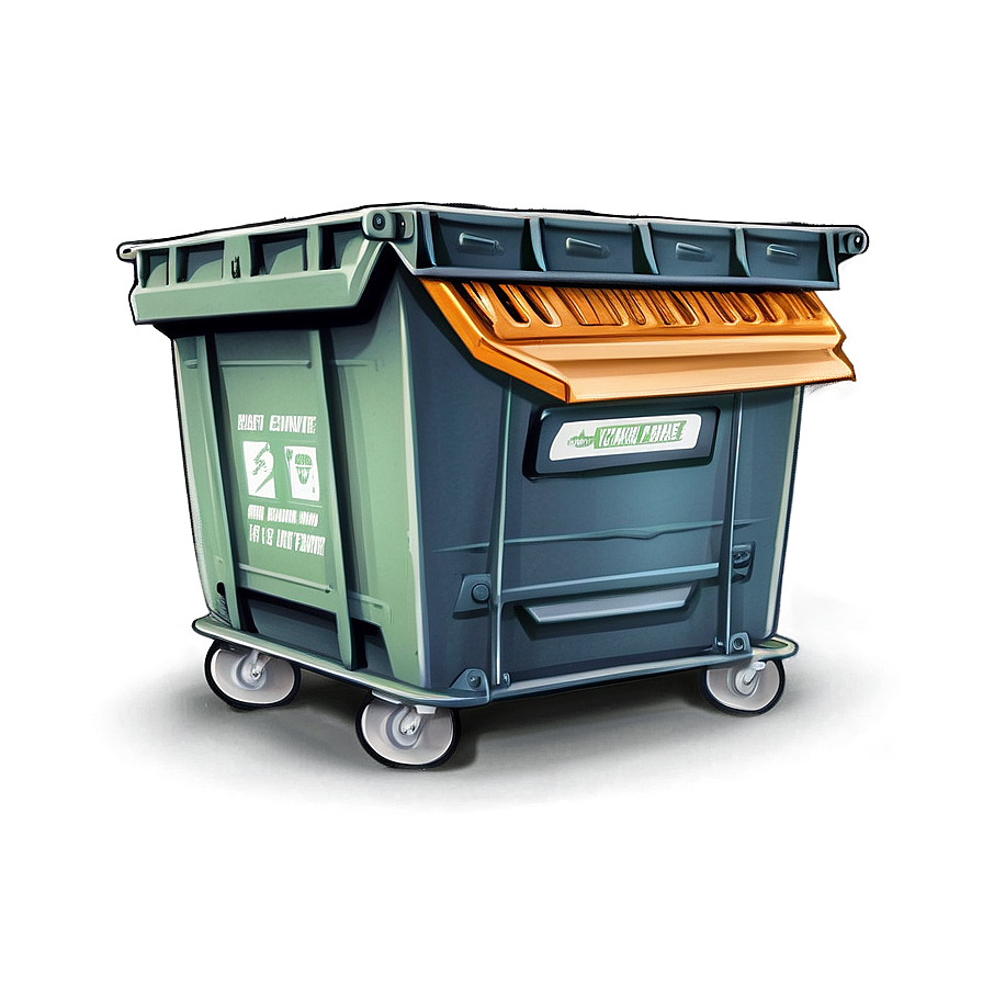 Waste Dumpster Cartoon Png 36 PNG