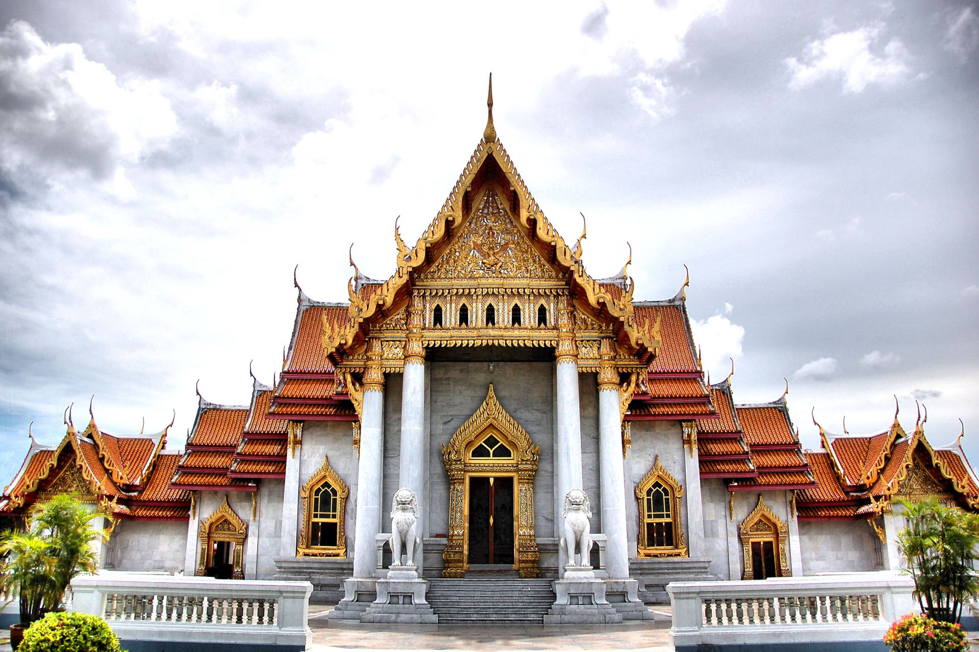 Wat Benchamabophit Thailandia Sfondo