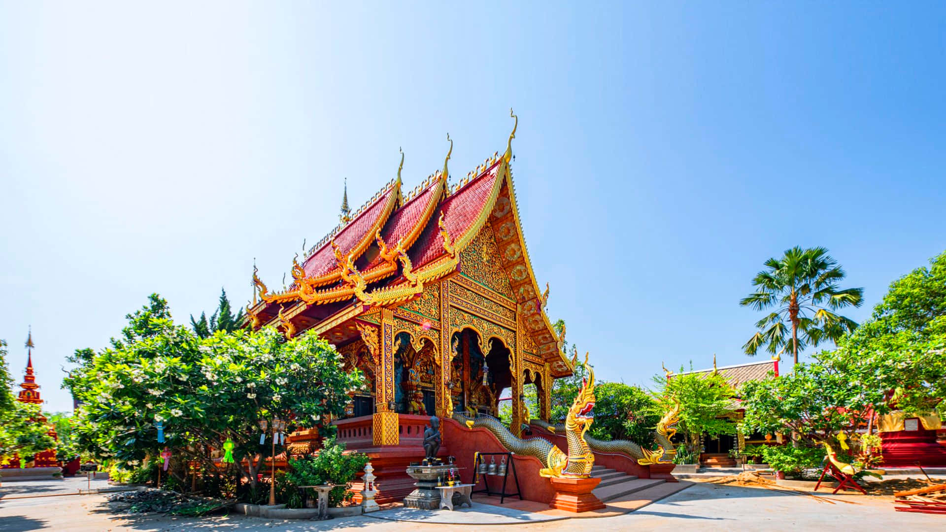 Wat Nong Dan Doi Luang In Chiang Rai Wallpaper
