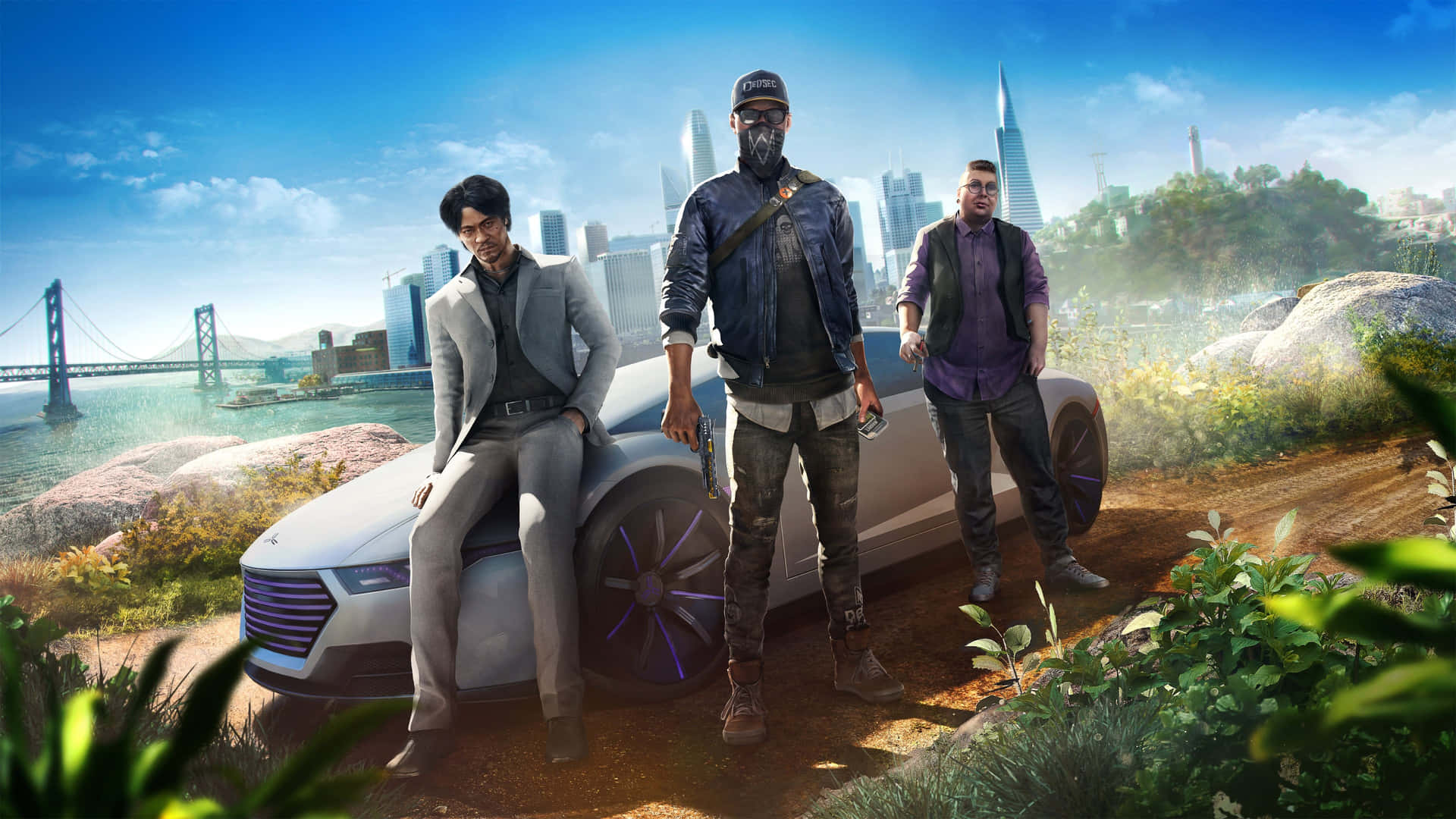 Watchdogs 2 - Pc - Pc - Pc - Pc (same As In English, As It's A Title And The Terms Pc Are The Same In Both Languages) Wallpaper