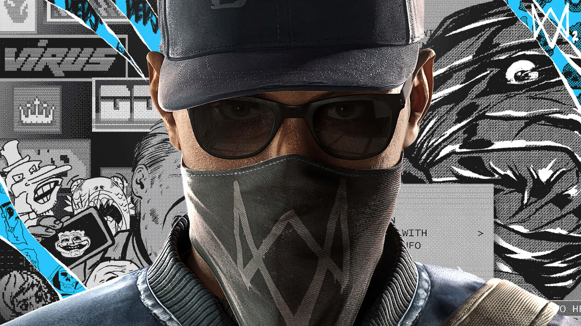"Explore your way through an open world as hacker Marcus Holloway with Watch Dogs 2 4k" Wallpaper
