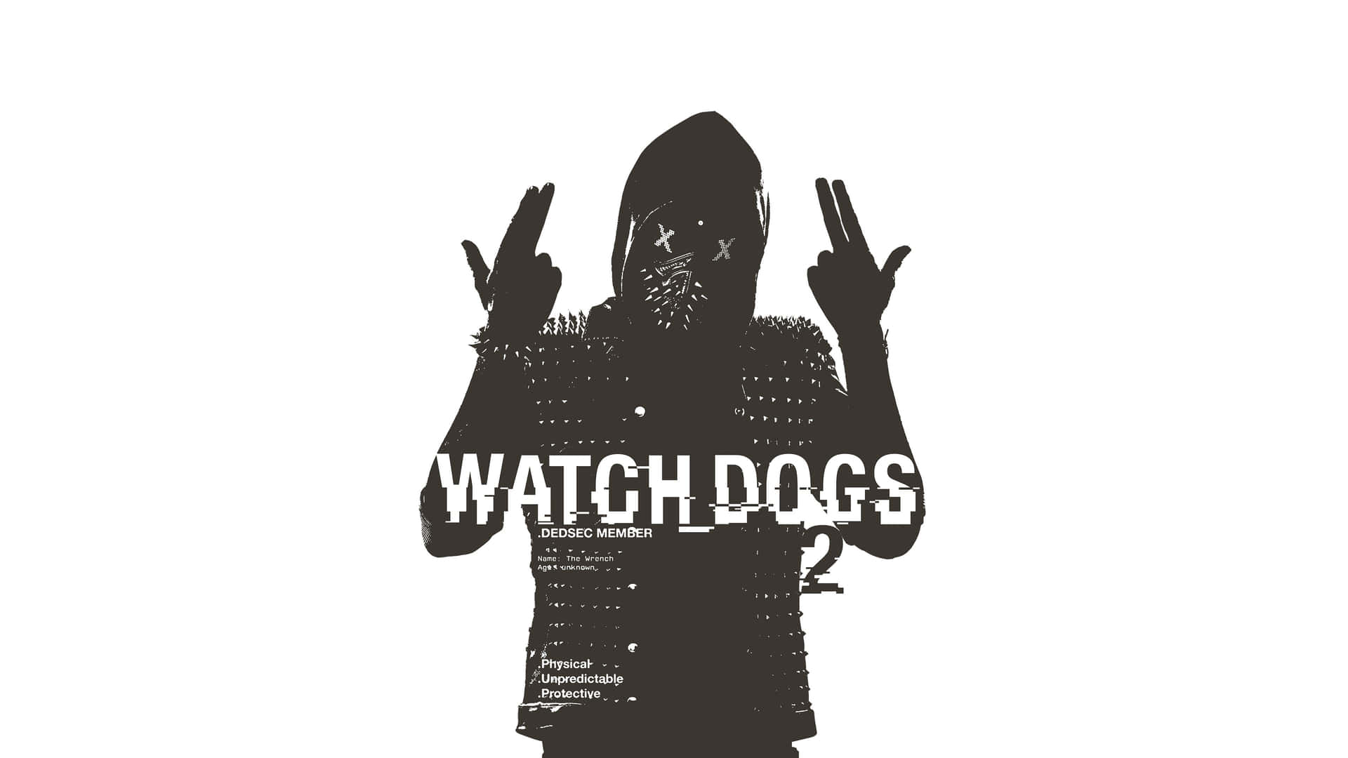 Watch_ Dogs_ Dedsec_ Member_ Silhouette Wallpaper