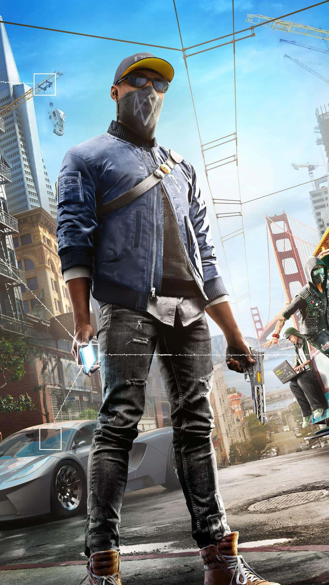 Try the game Watch Dogs on your iPhone! Wallpaper