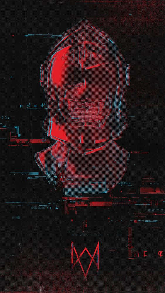 A Red And Blue Helmet With A Red Helmet Wallpaper
