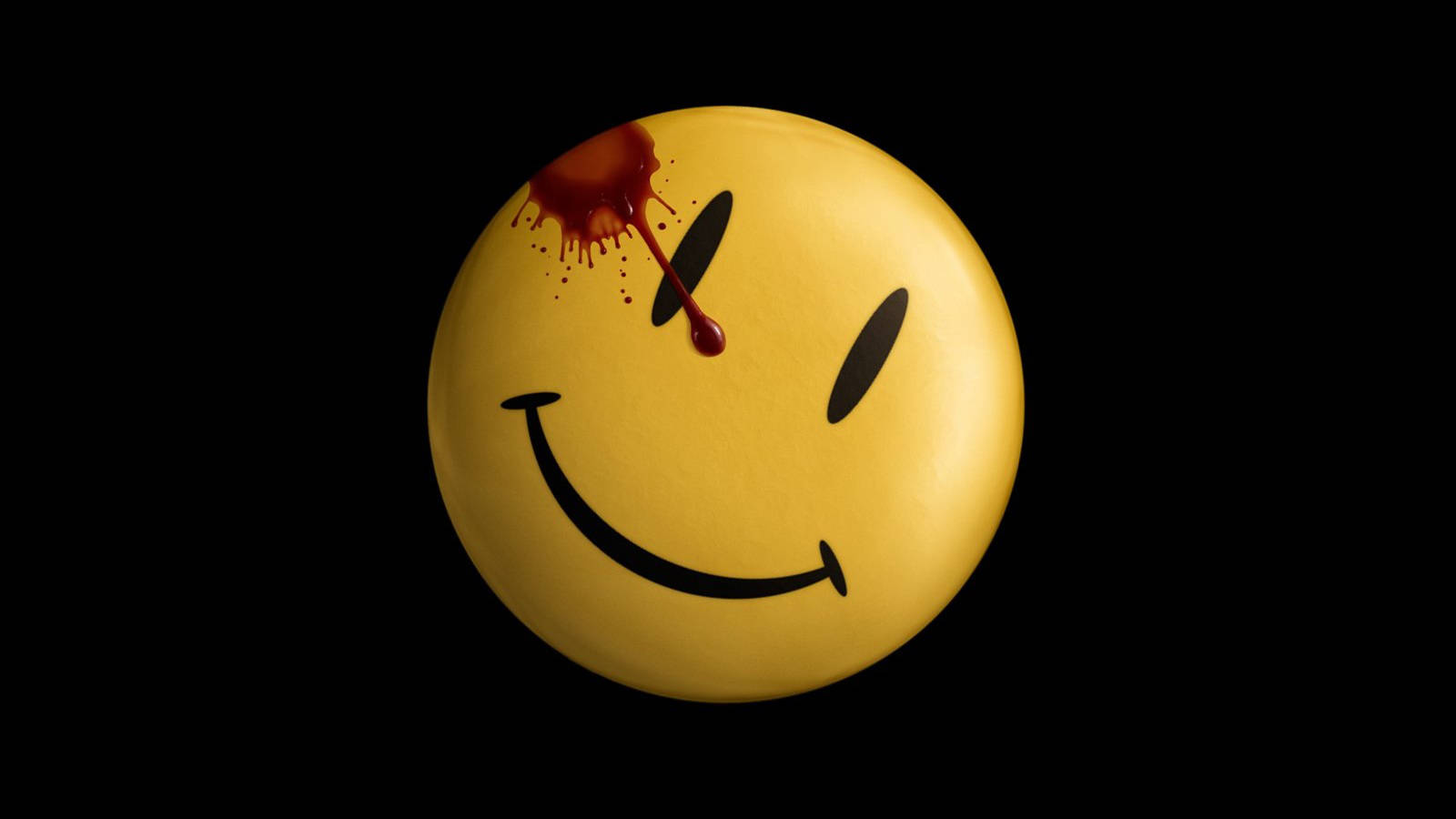Watchmen3d Blodig Smiley. Wallpaper