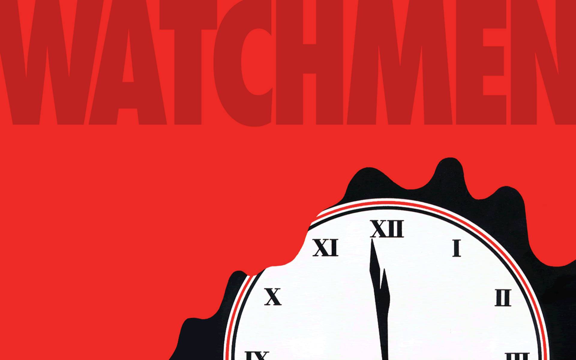Evocative Timepiece in Watchmen Universe Wallpaper