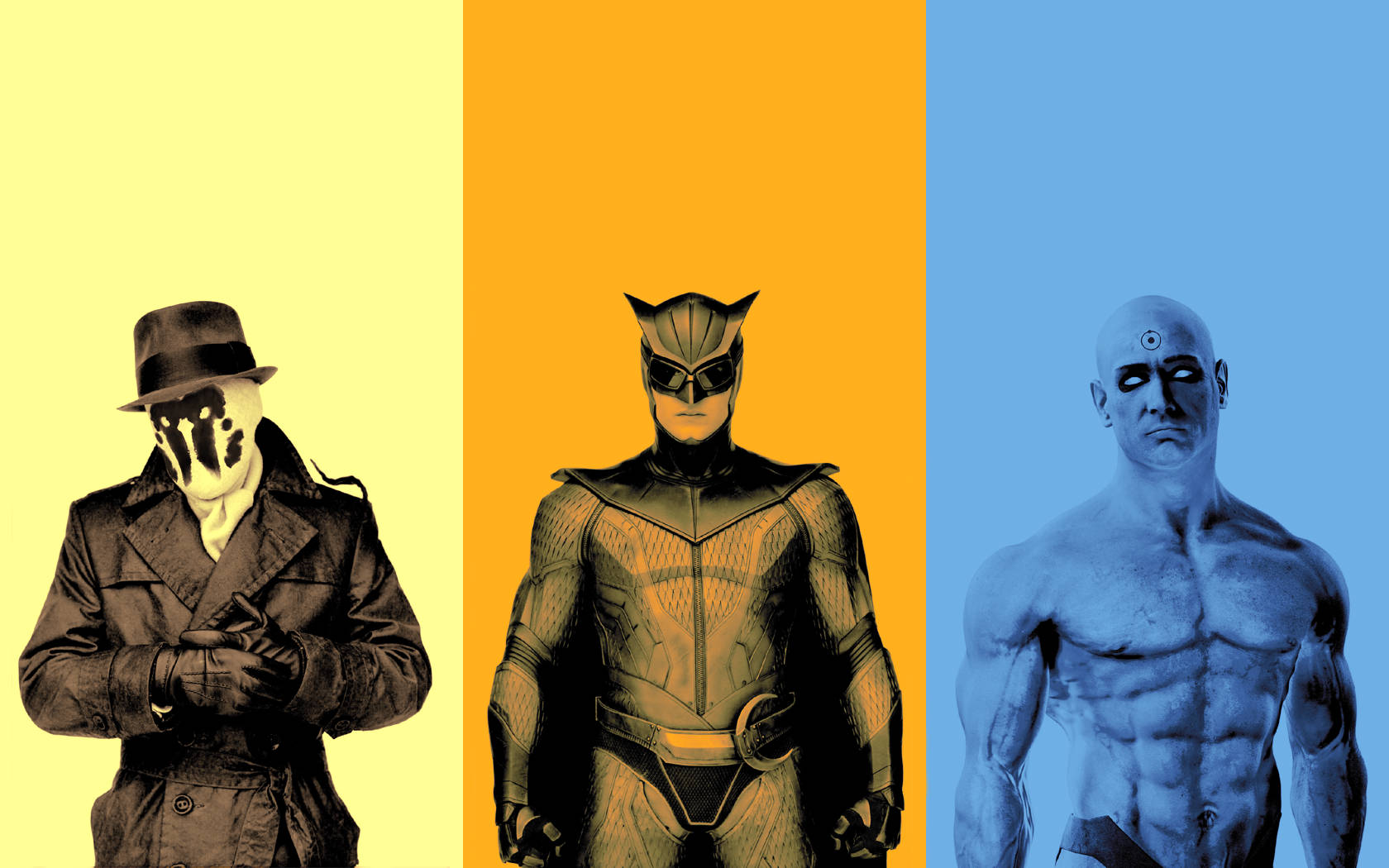 Watchmen Rorschach Owl Manhattan Wallpaper