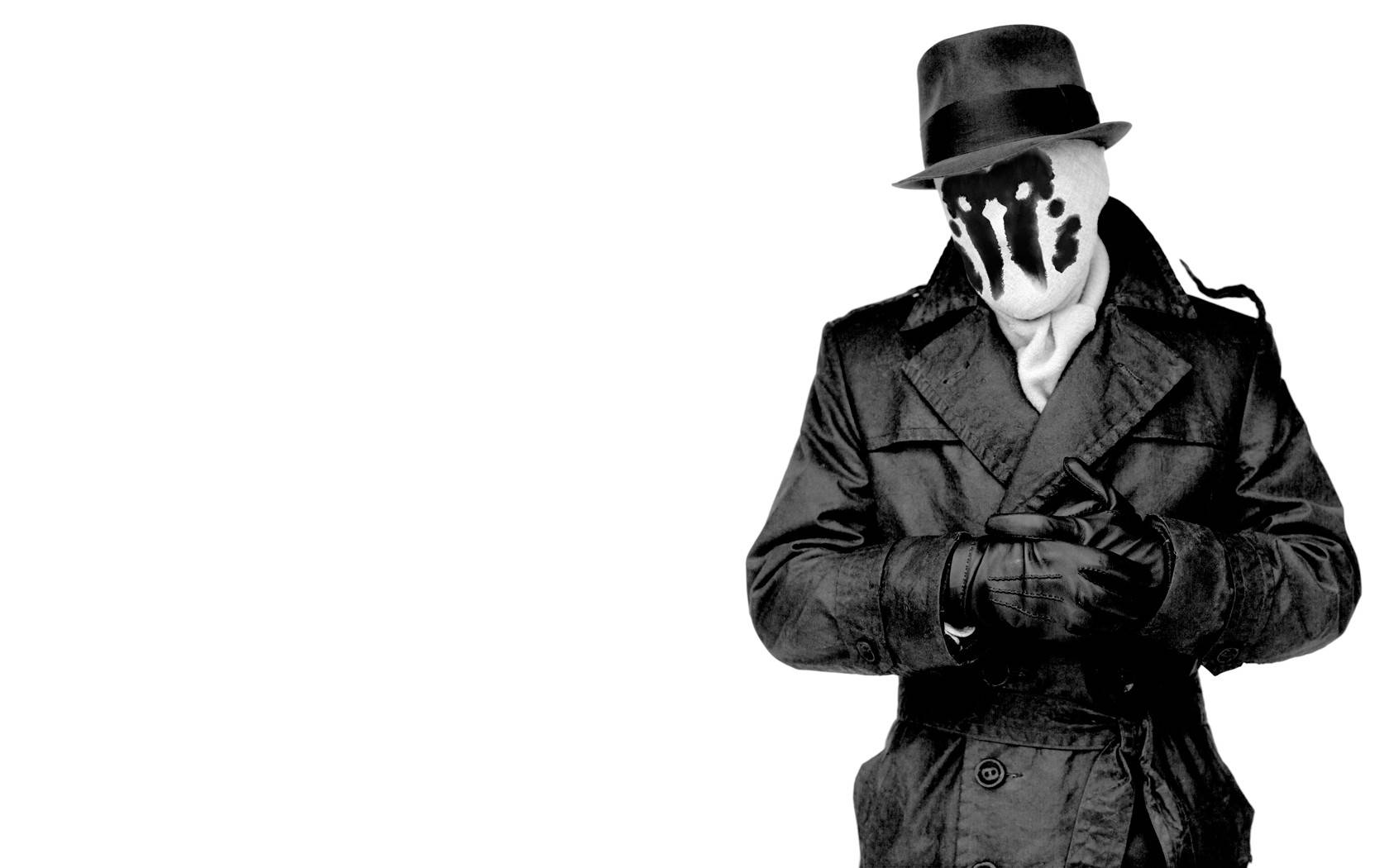 Watchmen Rorschach White Wallpaper