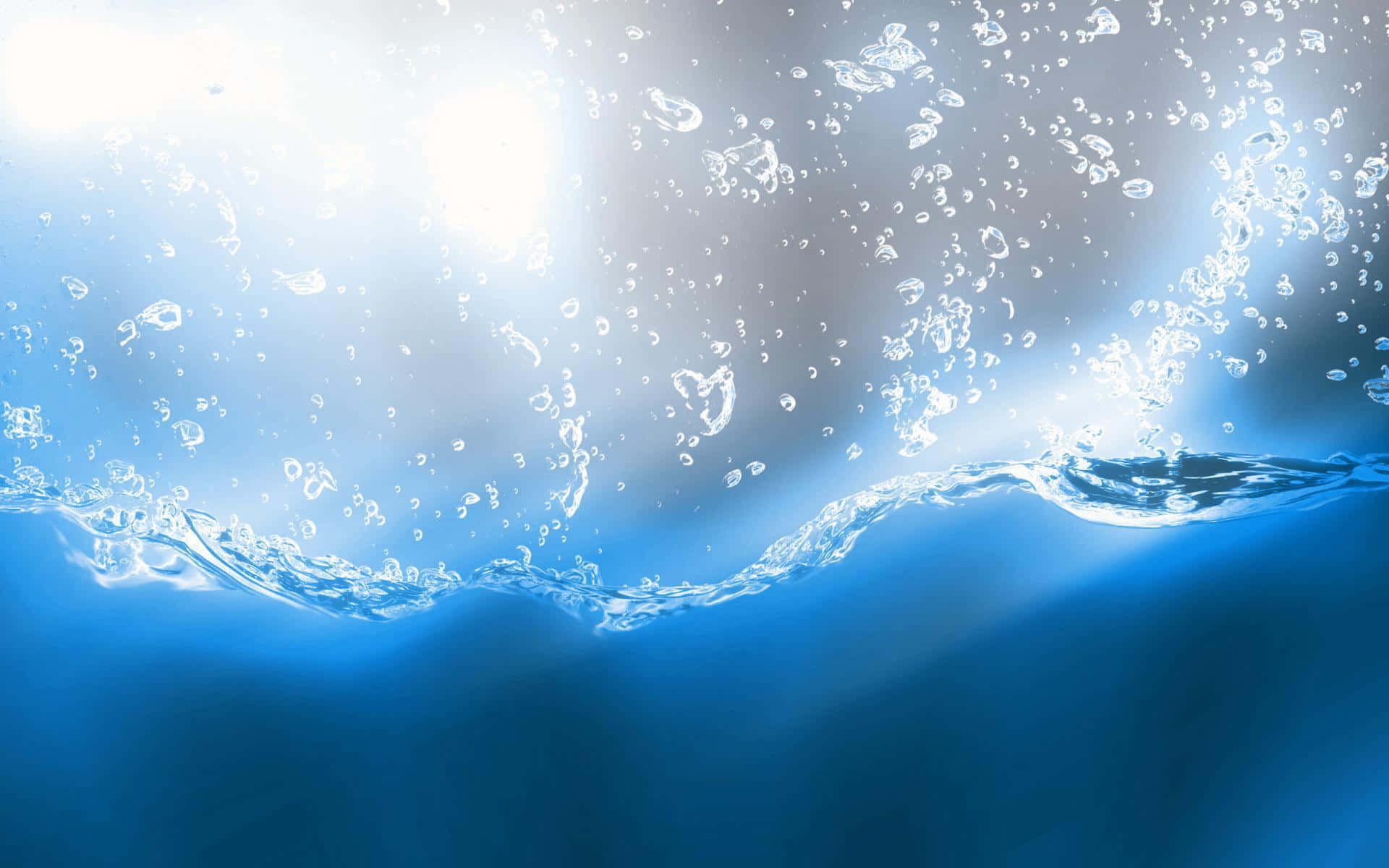 Tantalizing Blue Water Splash Background
