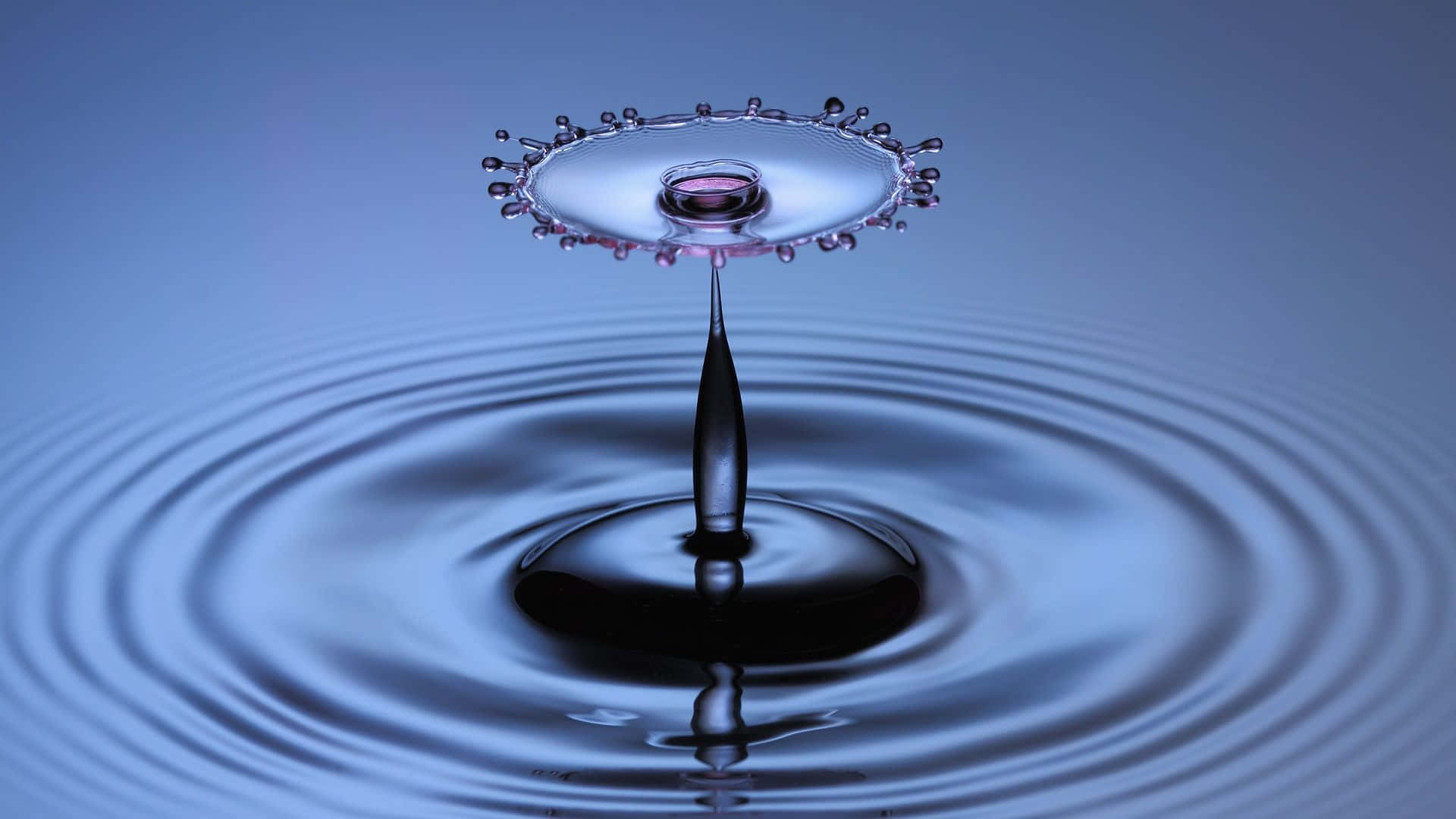 Aesthetic Extreme Close Up Water Drop Background