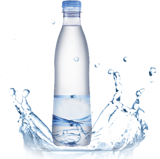 Water Bottle Splash Image PNG
