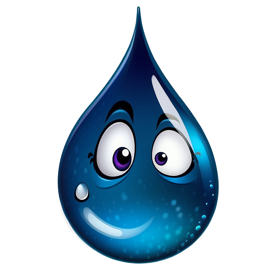 Water Droplet Character Png 6 PNG