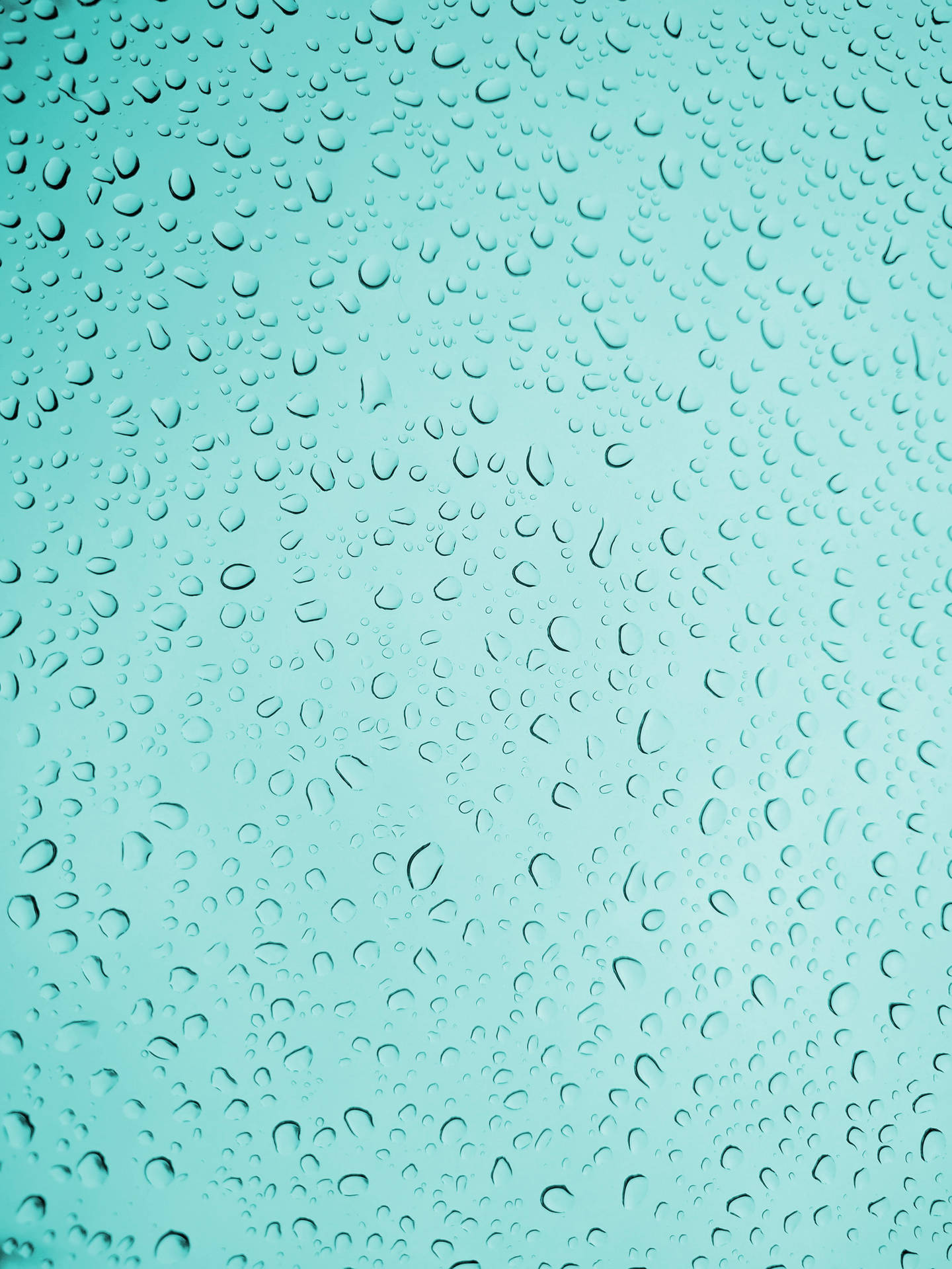 Water Droplets Blue Hd Wallpaper