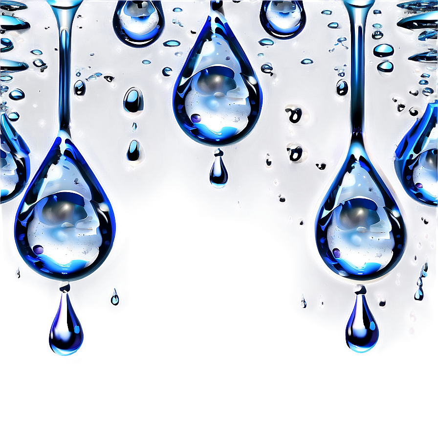 Water Drops C PNG