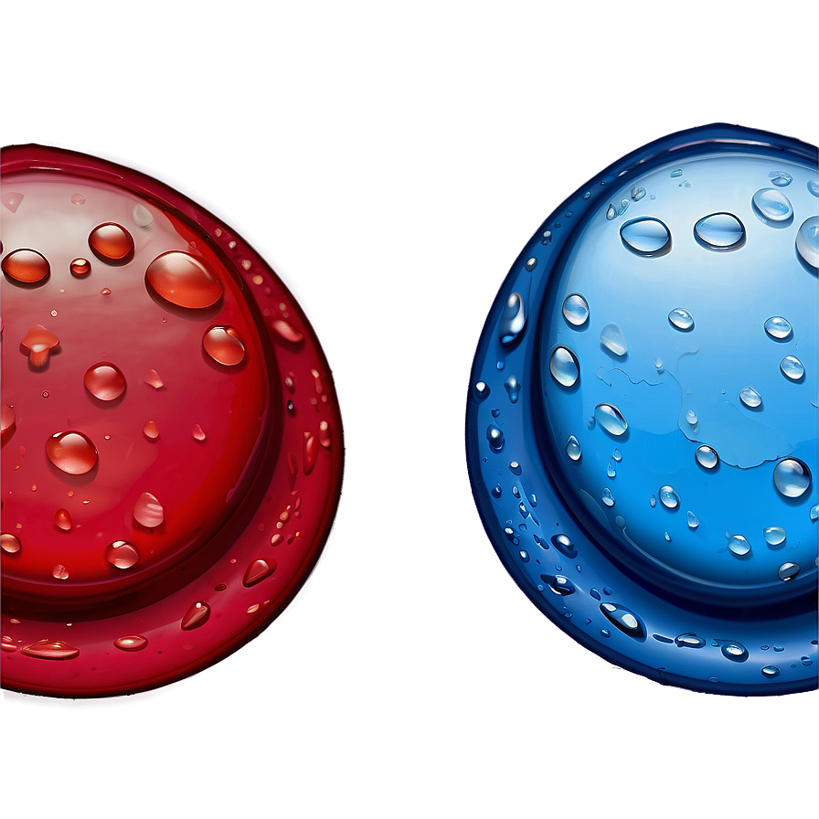 Water Drops On Colored Surface Png Bqi77 PNG