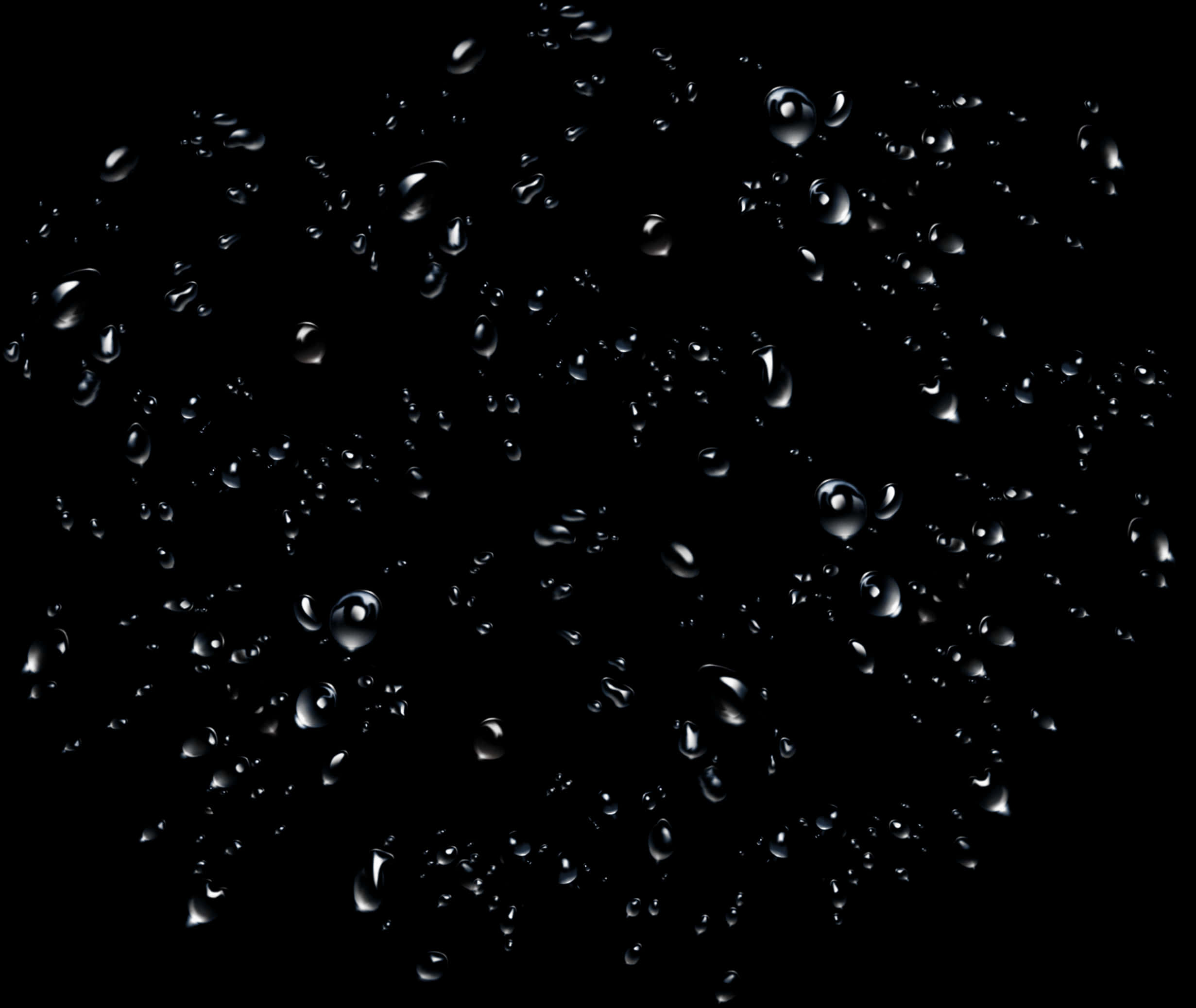 Water Dropson Black Background.jpg PNG