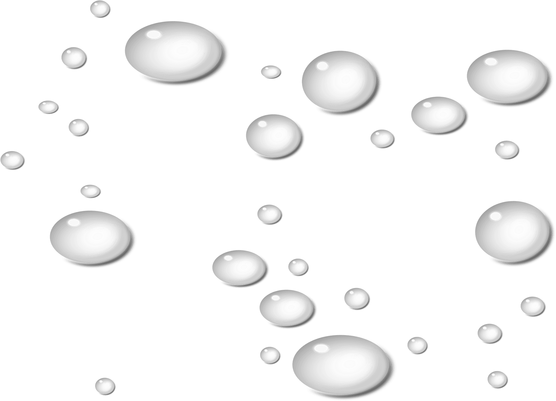 Water Dropson Surface PNG