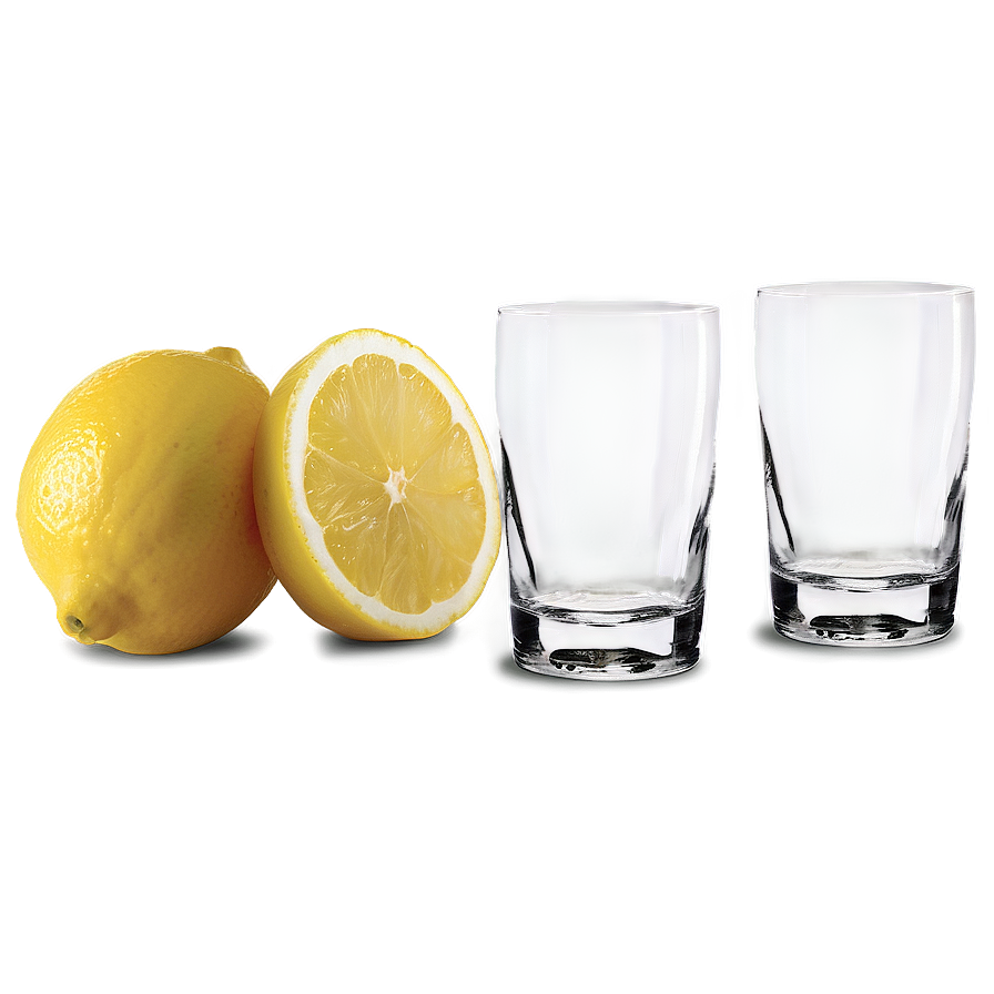 Download Water Glass With Lemon Slice Png Wuy82 | Wallpapers.com