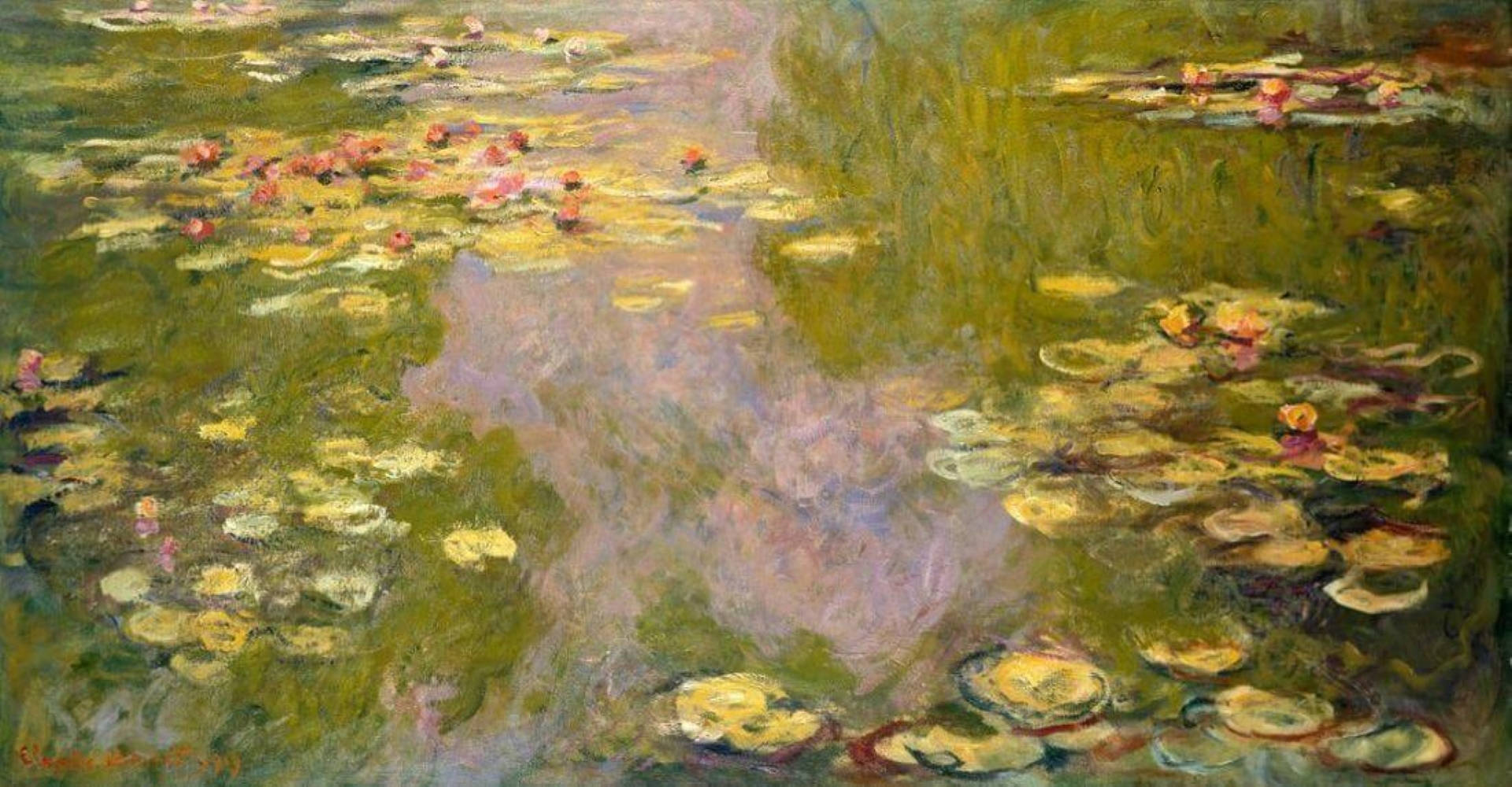 Water Lilies By Claude Monet Wallpaper
