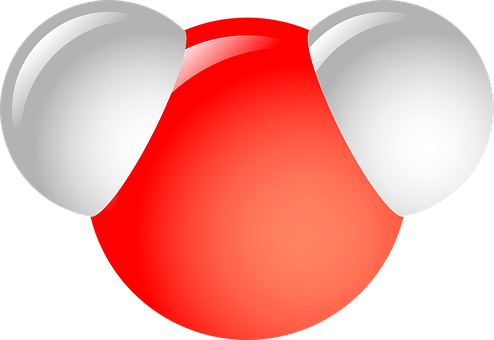 Water Molecule Illustration PNG