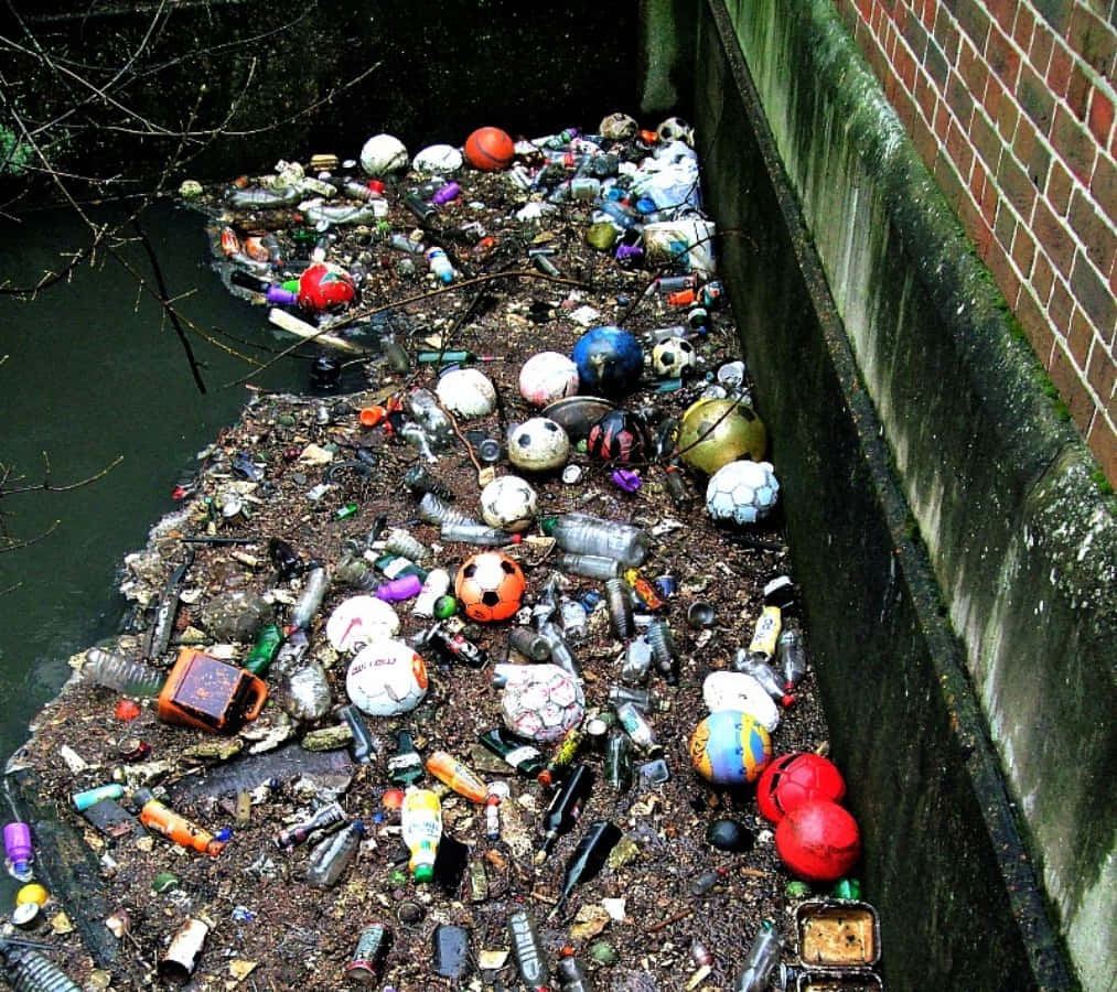 A River With Trash