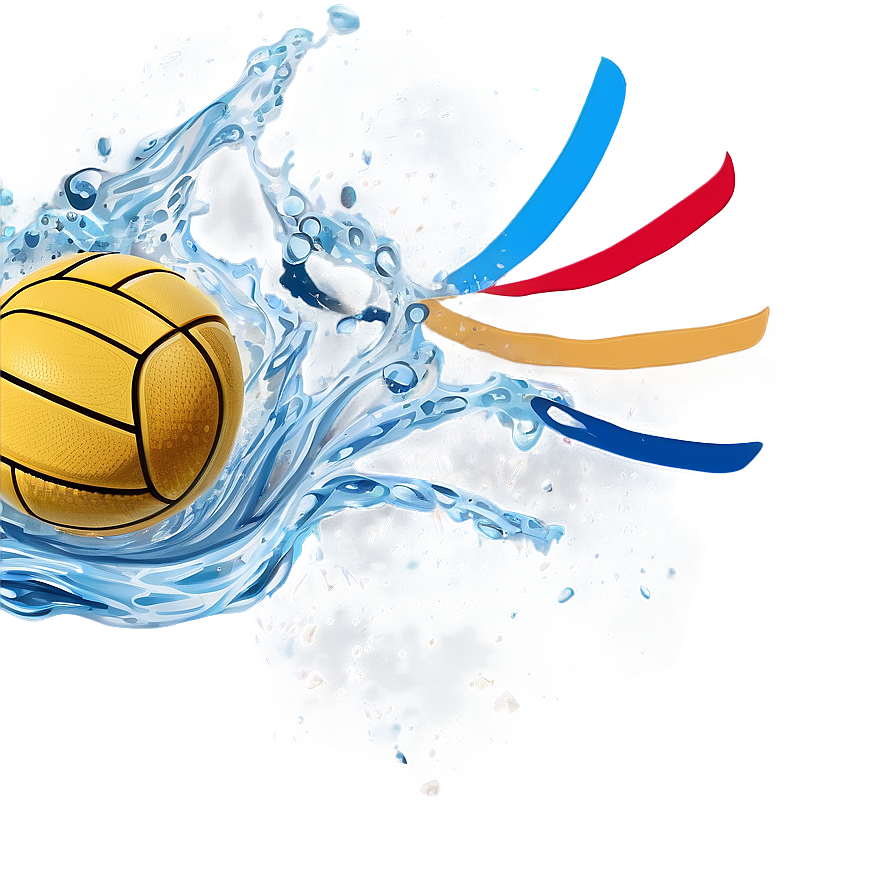 Water Polo Ball Art Png Ldp16 PNG