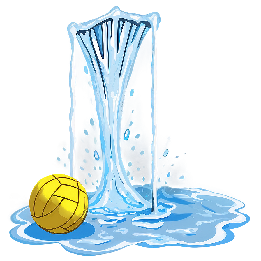 Water Polo Ball Drawing Png 06132024 PNG