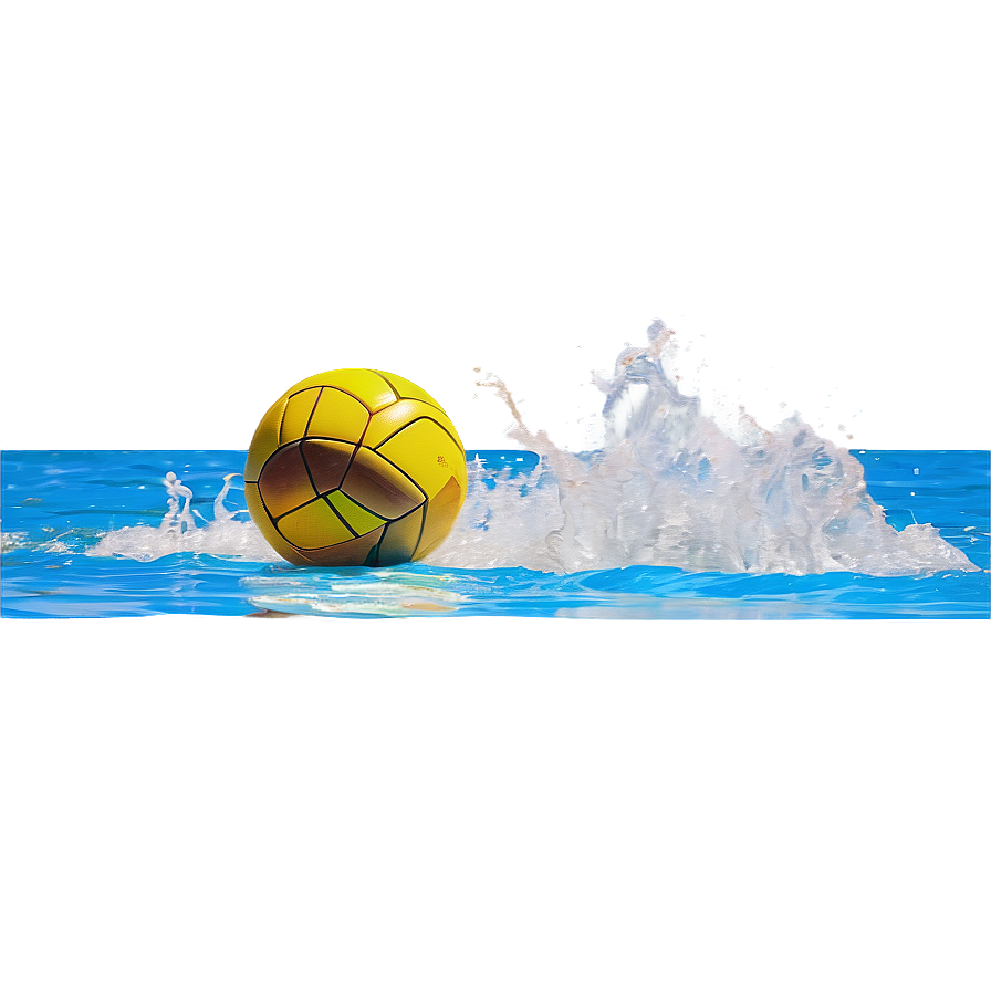 Water Polo Ball In Motion Png Rwu PNG