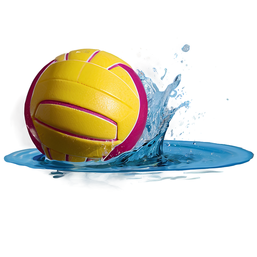 Water Polo Ball In Water Png 06132024 PNG