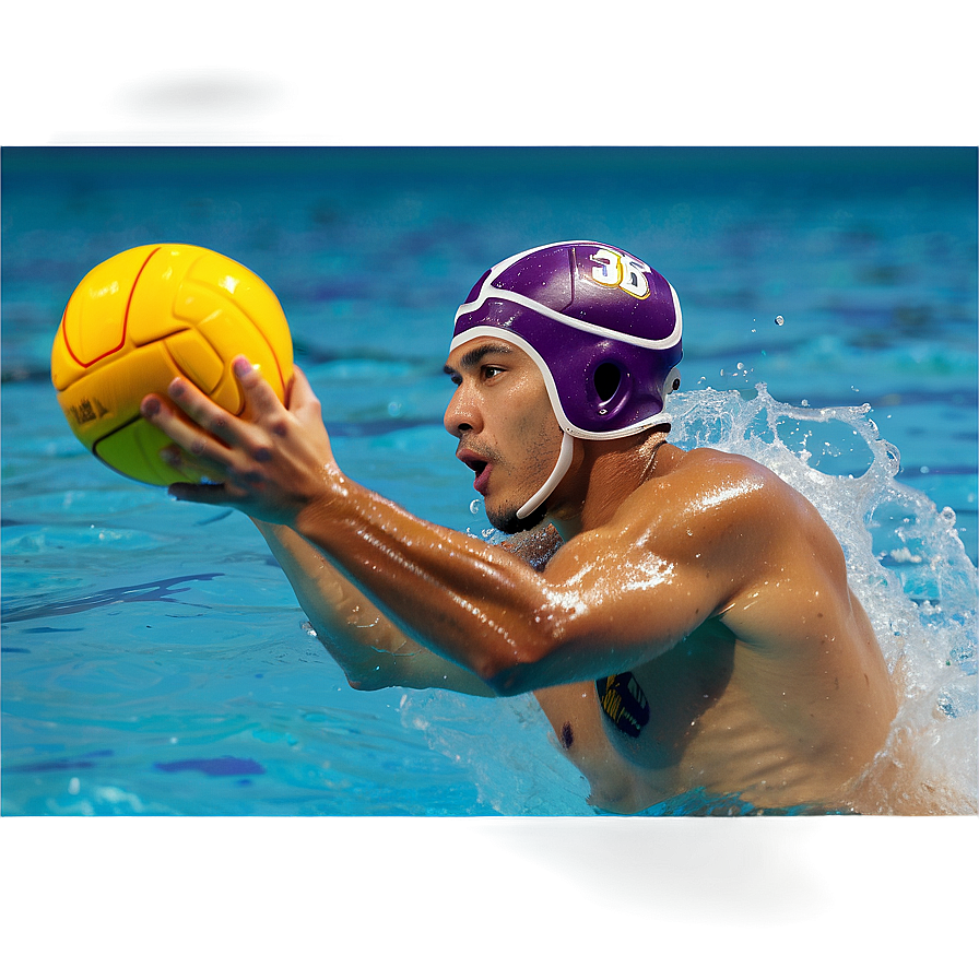 Water Polo Ball In Water Png Bhv89 PNG