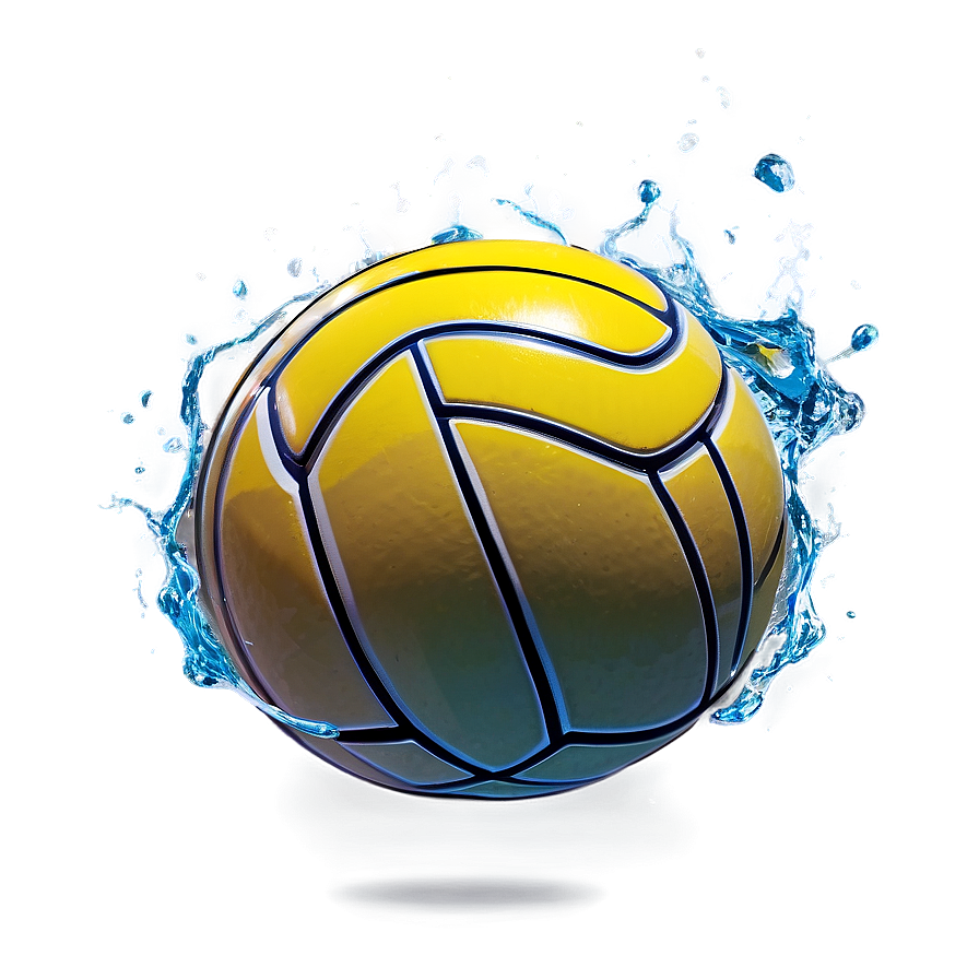 Water Polo Ball On White Png Ogb PNG