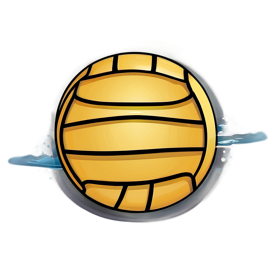 Water Polo Ball Vector Png 06132024 PNG