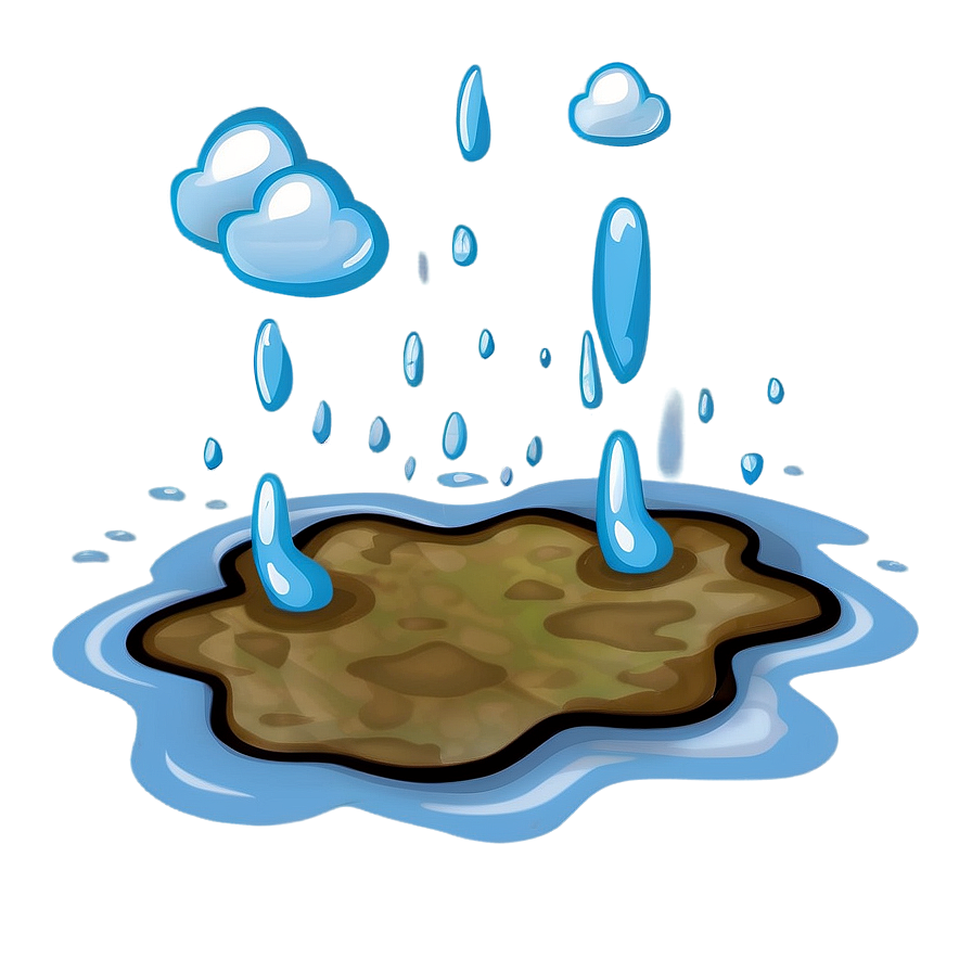 Water Puddle Clipart Png 06132024 PNG