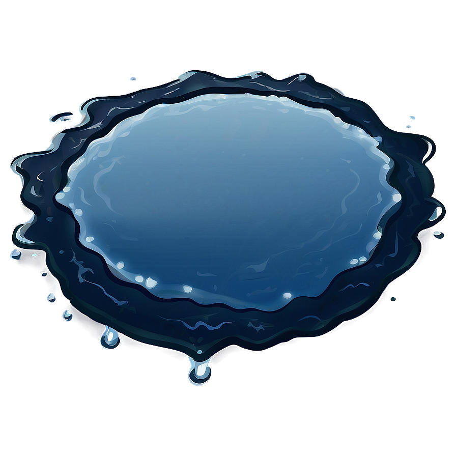 Water Puddle Vector Png Ivp PNG