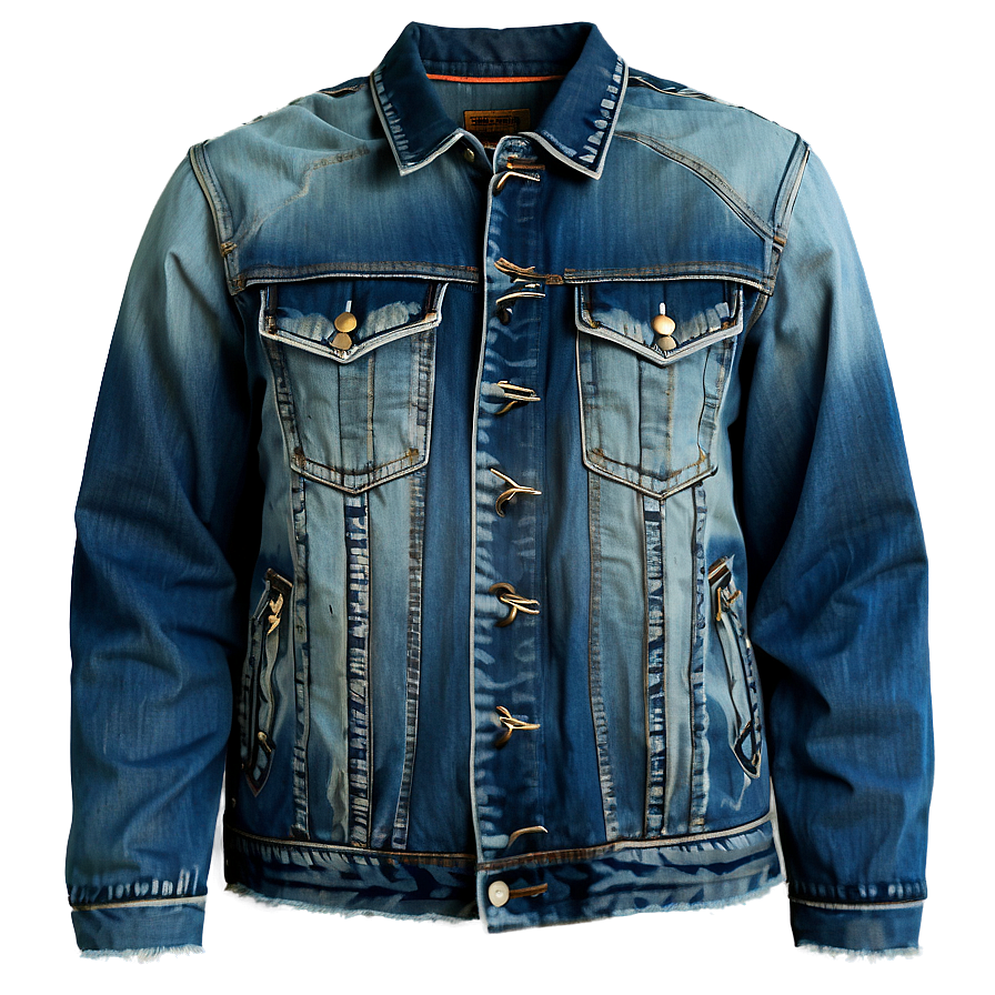 Water Resistant Jean Jacket Png 06132024 PNG