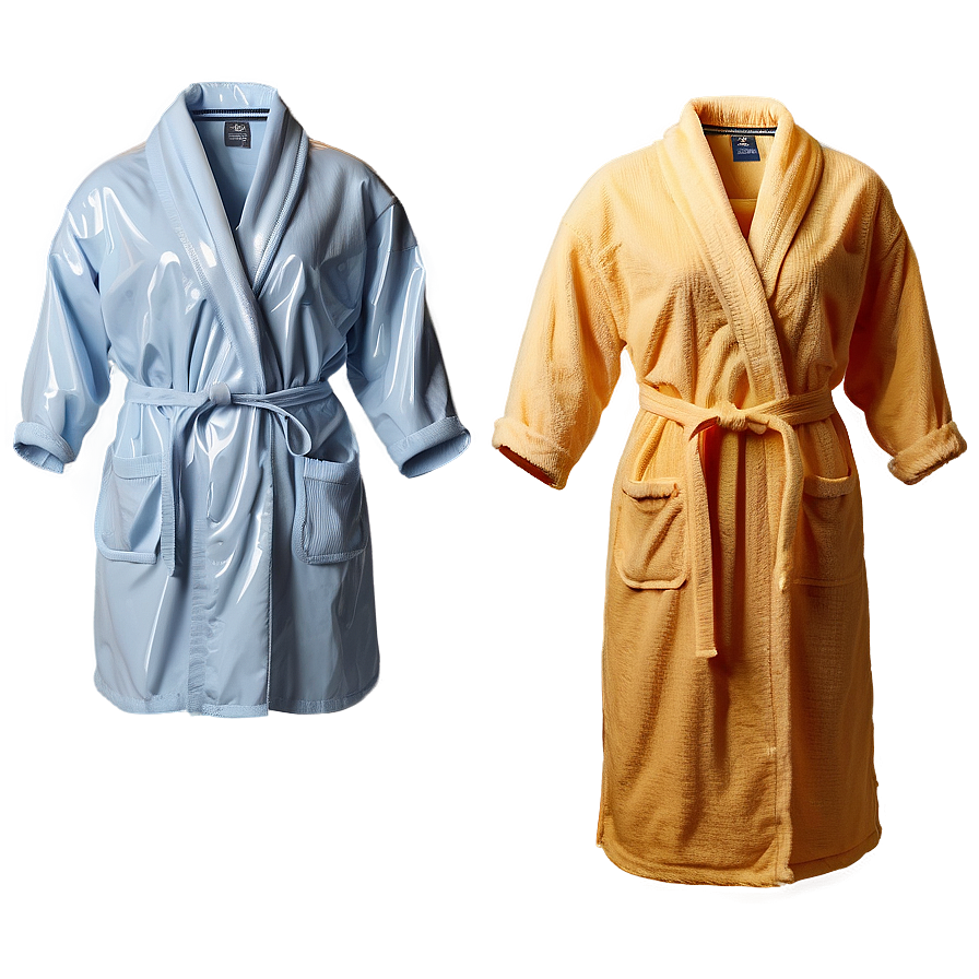 Water-resistant Shower Robe Png 06132024 PNG