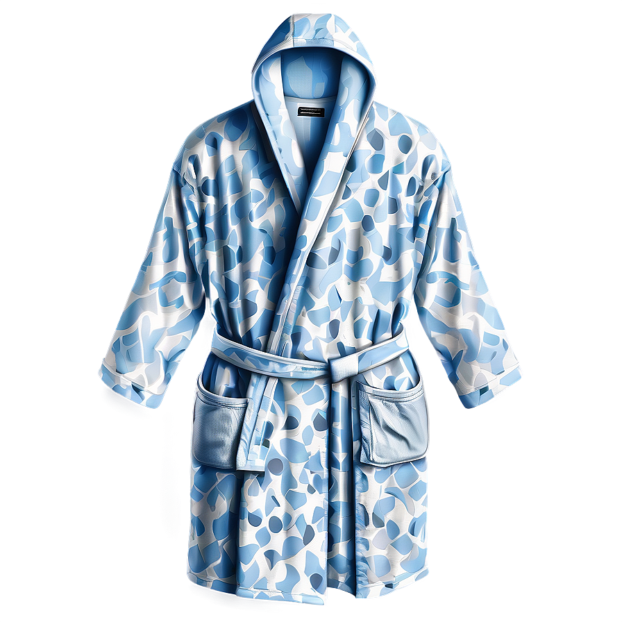 Water-resistant Shower Robe Png 06132024 PNG