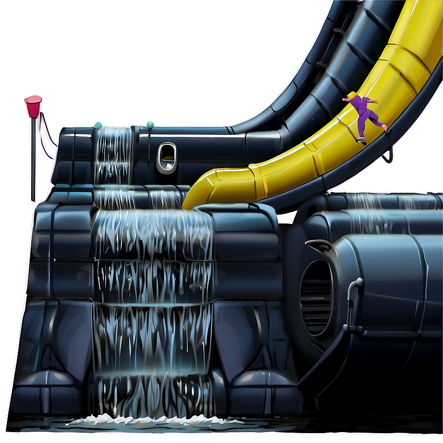 Water Slide Plunge Png 34 PNG