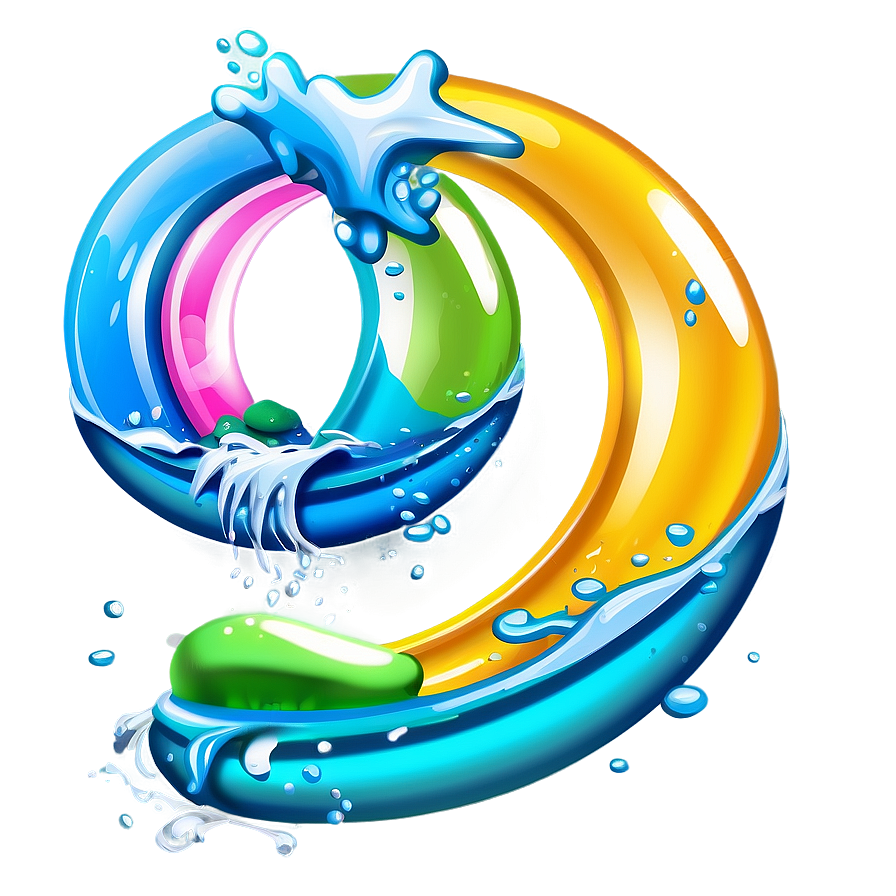 Water Slide Swirl Png Ooh PNG