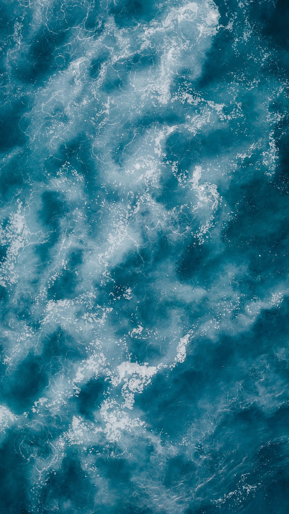 A Blue Ocean With Waves
