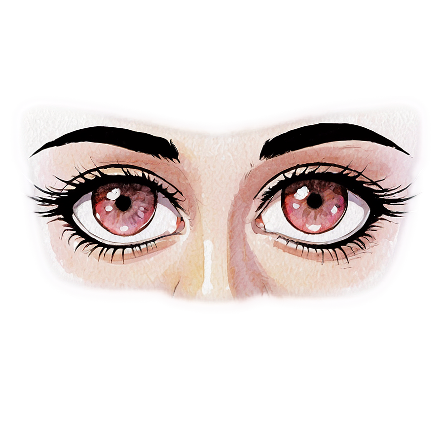 Watercolor Anime Eyes Png Gjk PNG