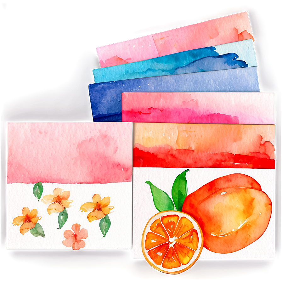 Download Watercolor Art Papers Png Vmj50 | Wallpapers.com