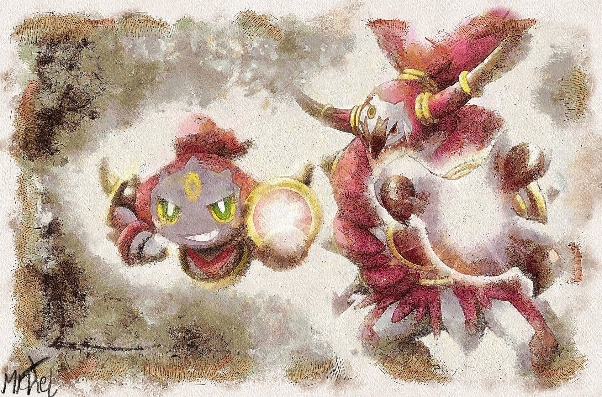 Watercolor Artwork Of Hoopa Picture