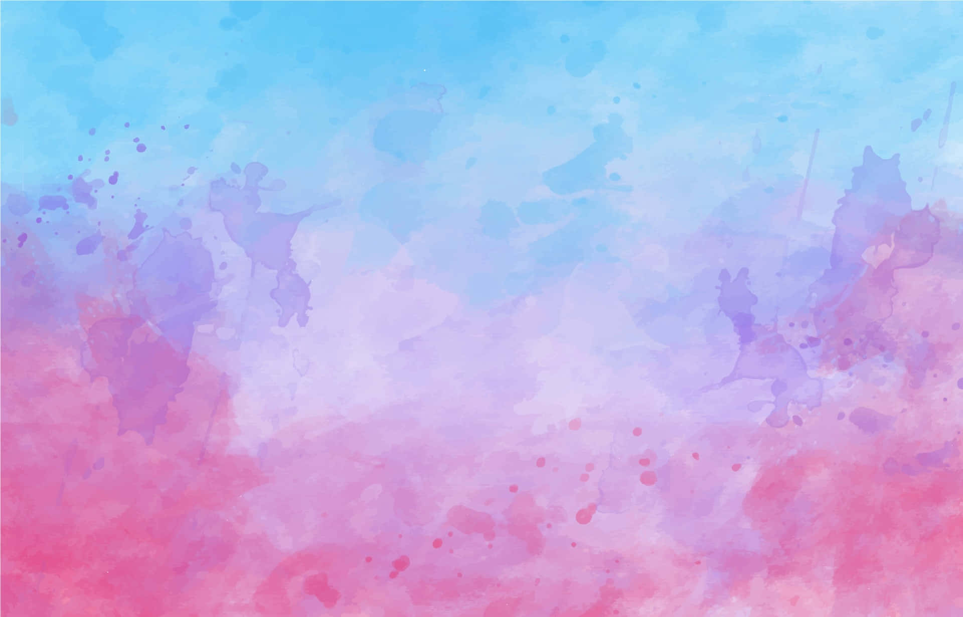 watercolor background with blue and pink splatters