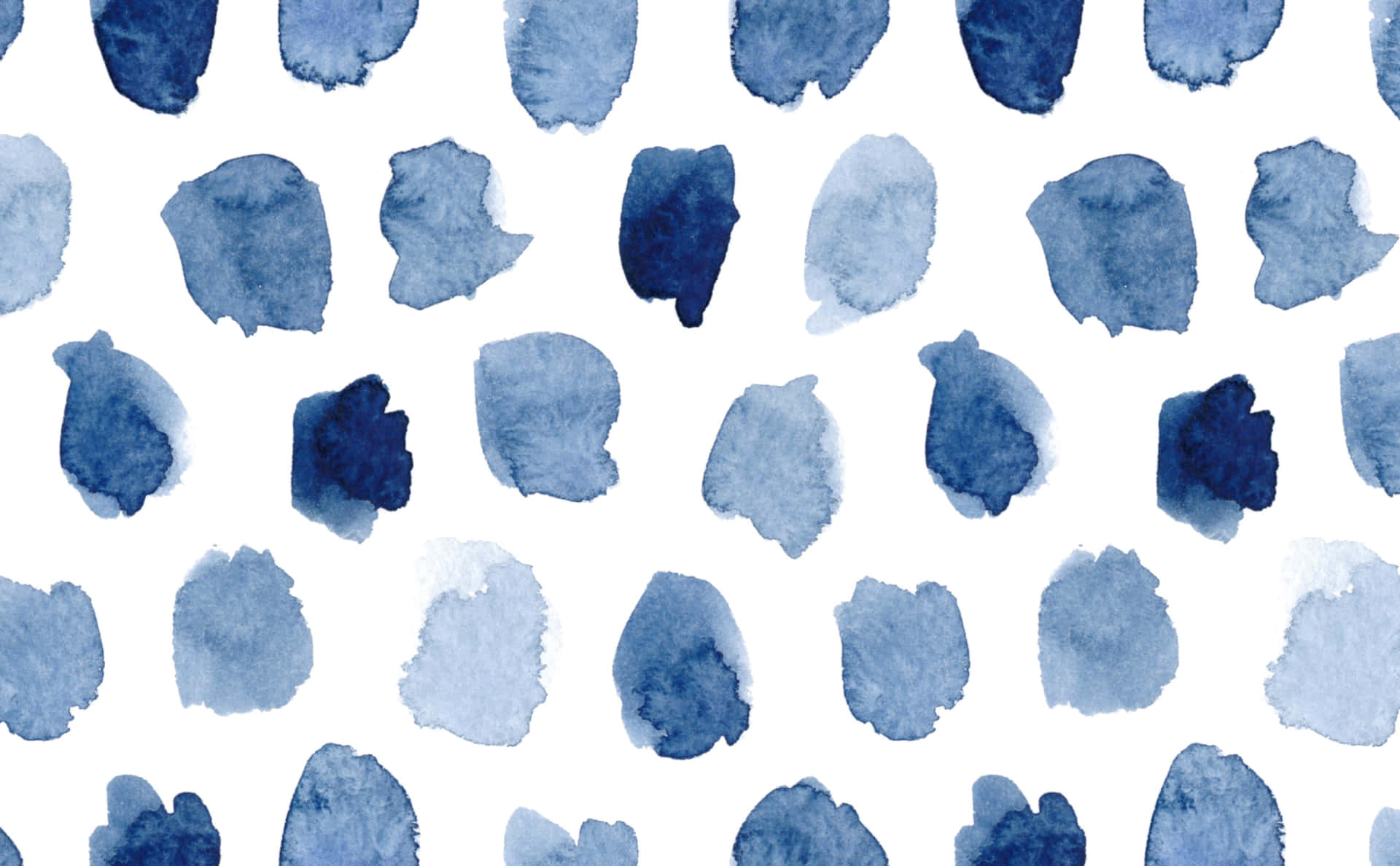 blue watercolor splatters on white background