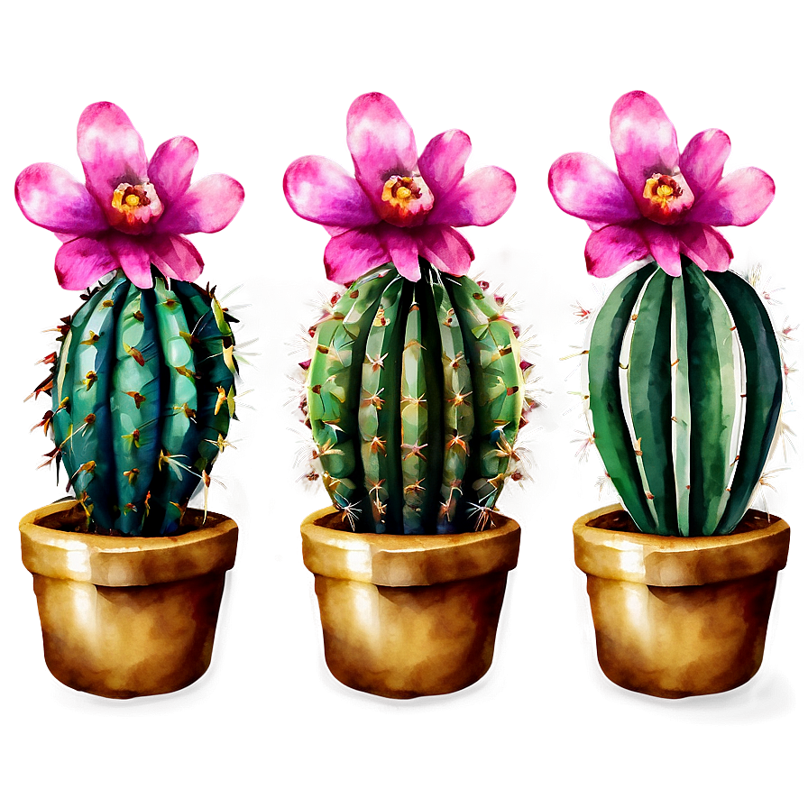 Watercolor Cactus Png 83 PNG