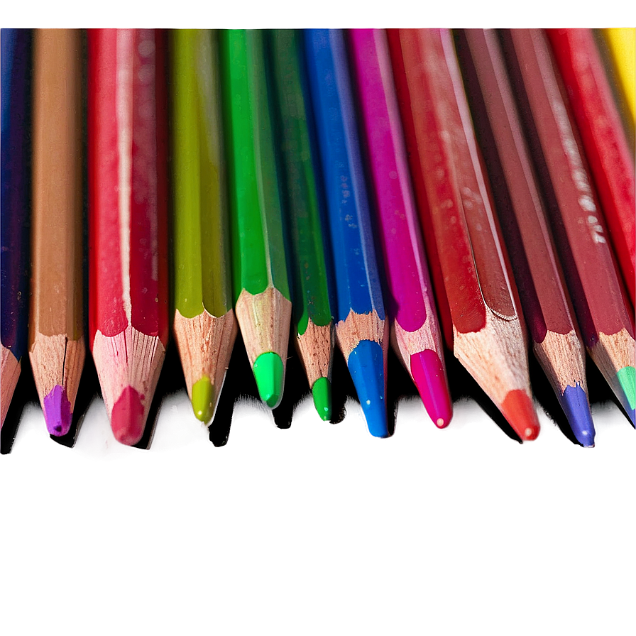 Watercolor Colored Pencils Png 29 PNG